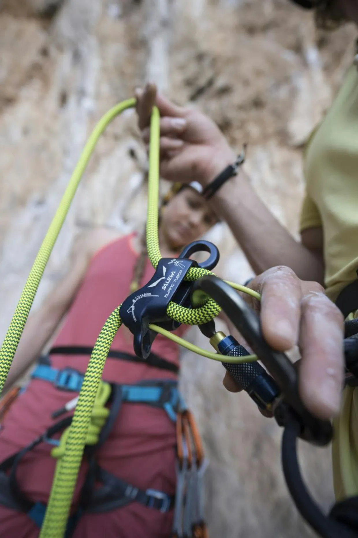 Belay Twist Lock Moschettone