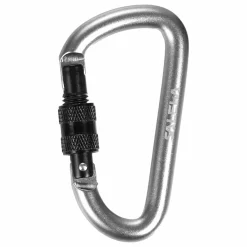 D-SHAPE CARABINER WITH SCREW