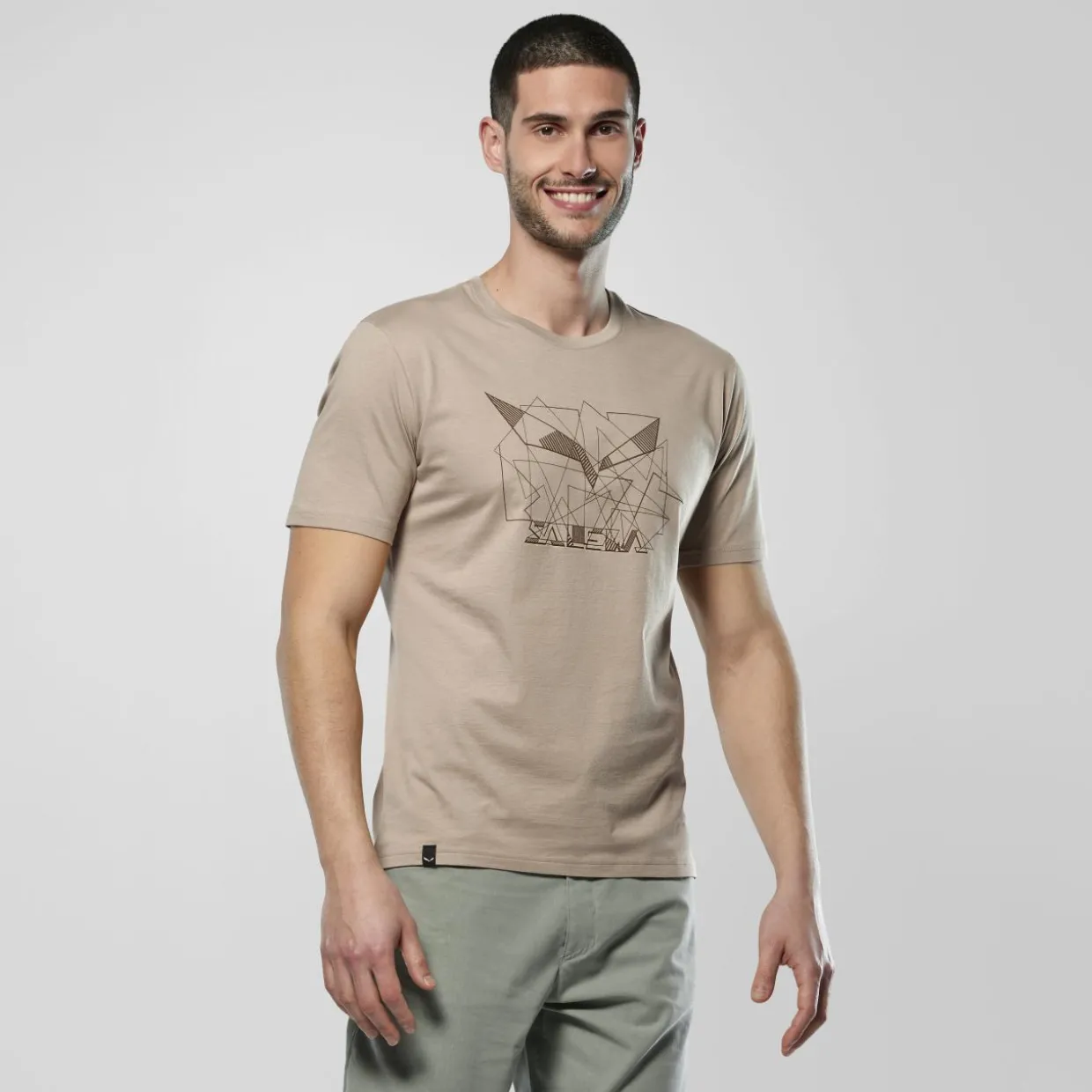 Eagle Geometric Maglietta Uomo
