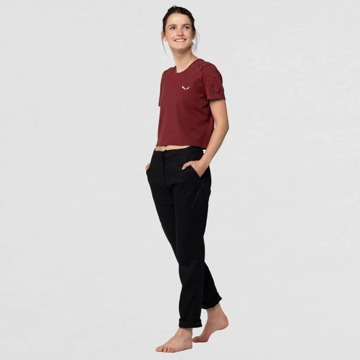 Lavaredo Hemp Maglietta Cropped Donna