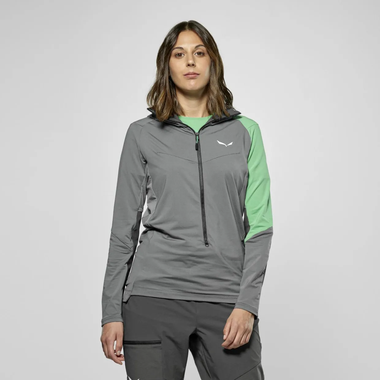 NXT Hybrid Mezza Zip Maglietta Donna