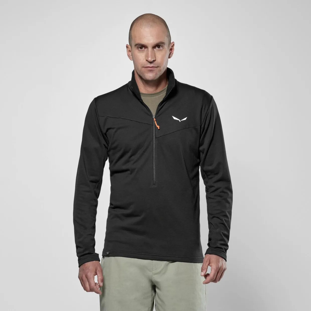 Puez Cammino Polarlite Giacca Mezza Zip Uomo