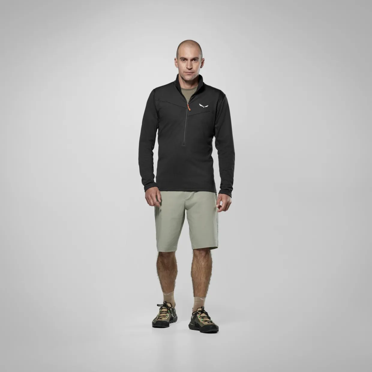 Puez Cammino Polarlite Giacca Mezza Zip Uomo