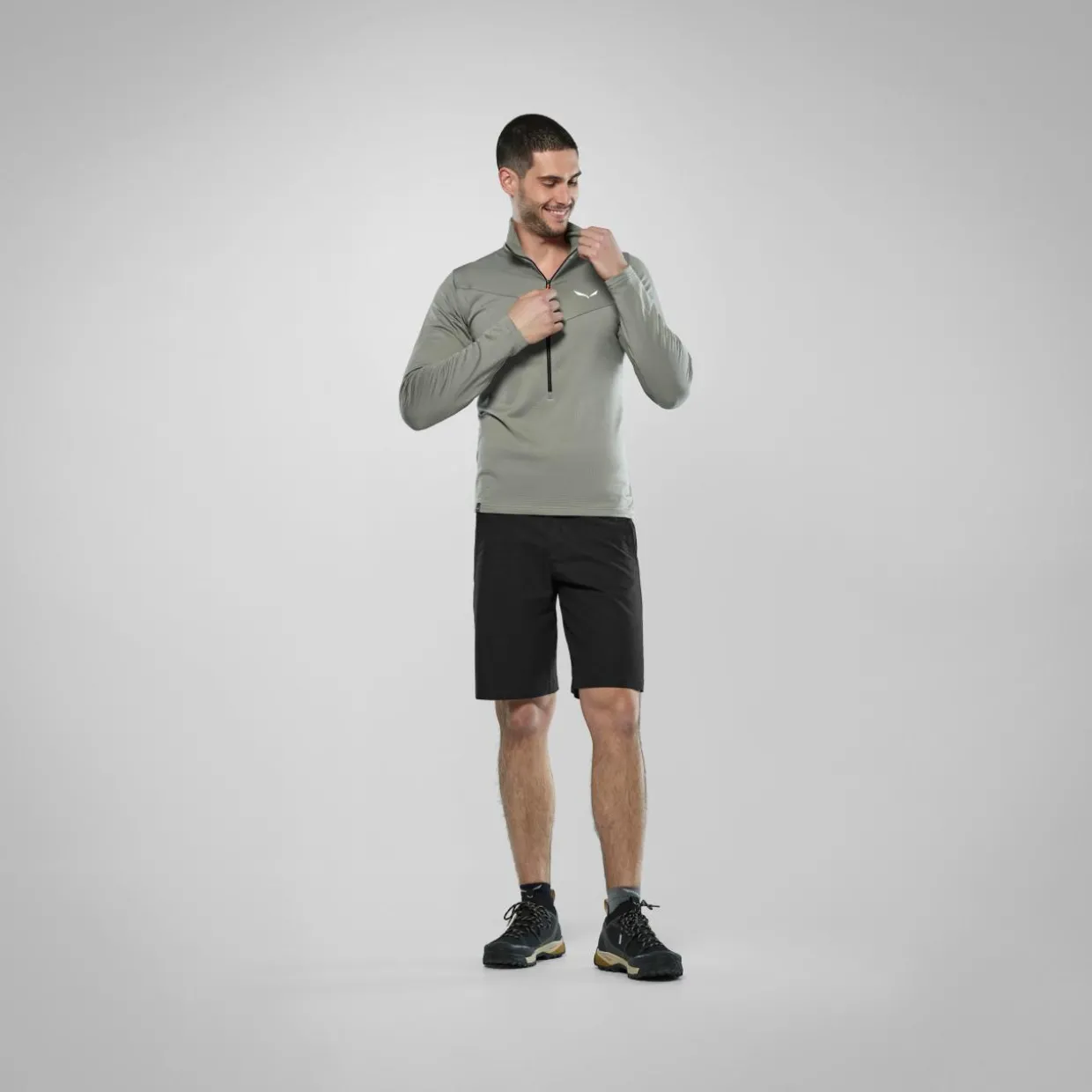 Puez Cammino Polarlite Giacca Mezza Zip Uomo