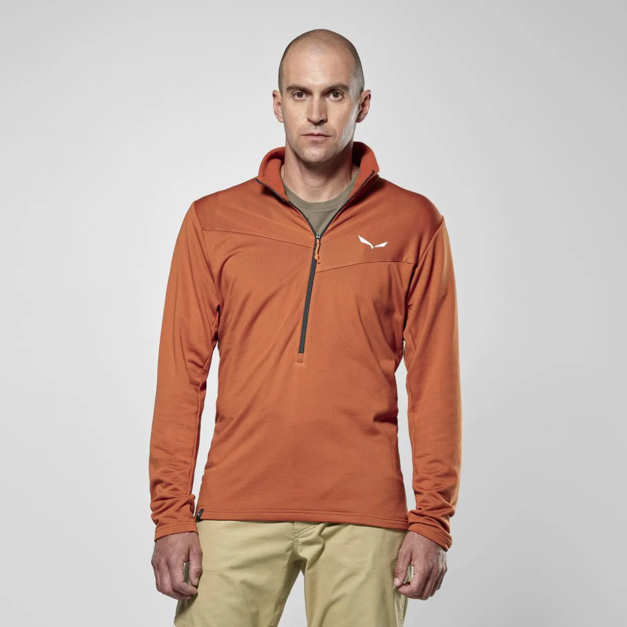 Puez Cammino Polarlite Giacca Mezza Zip Uomo