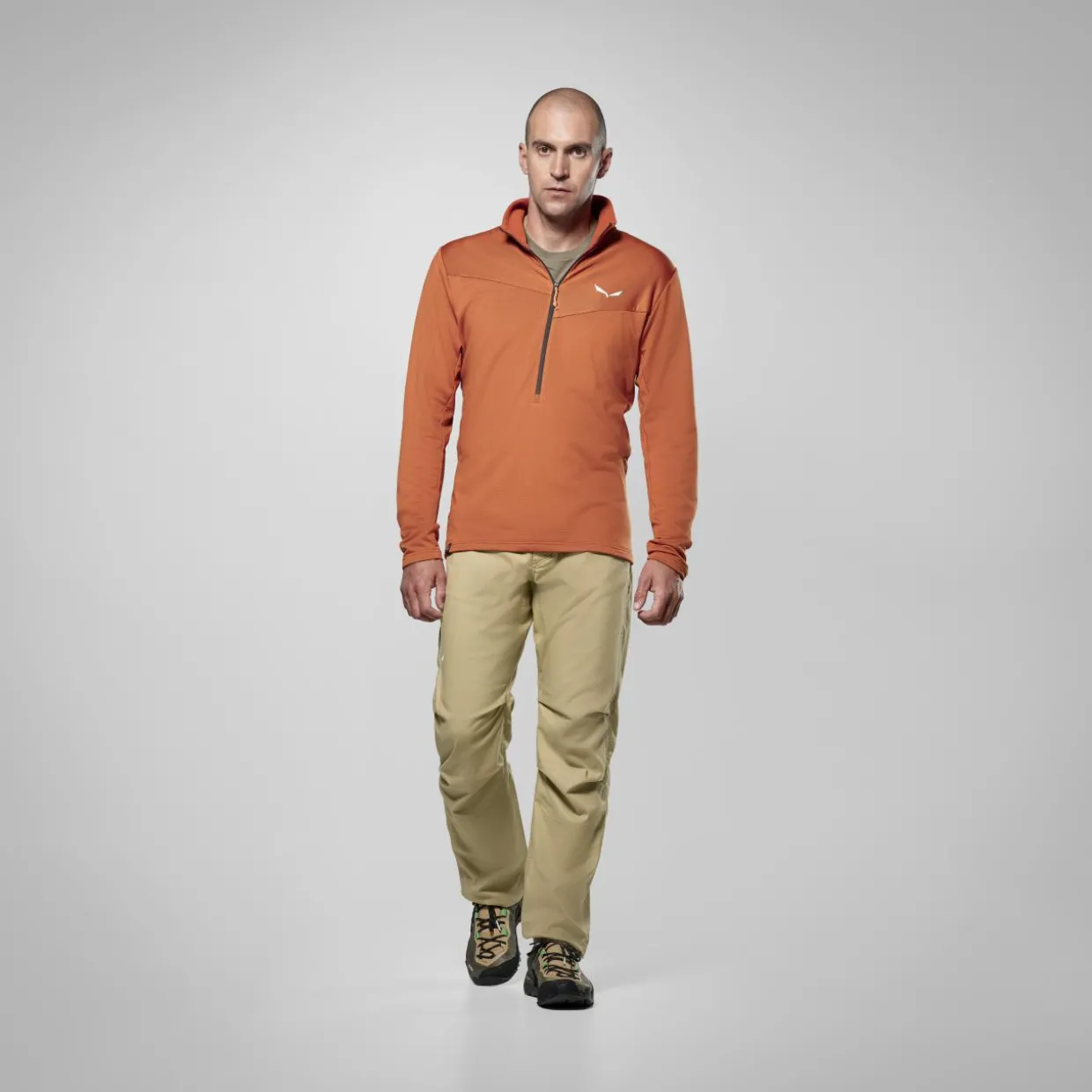 Puez Cammino Polarlite Giacca Mezza Zip Uomo