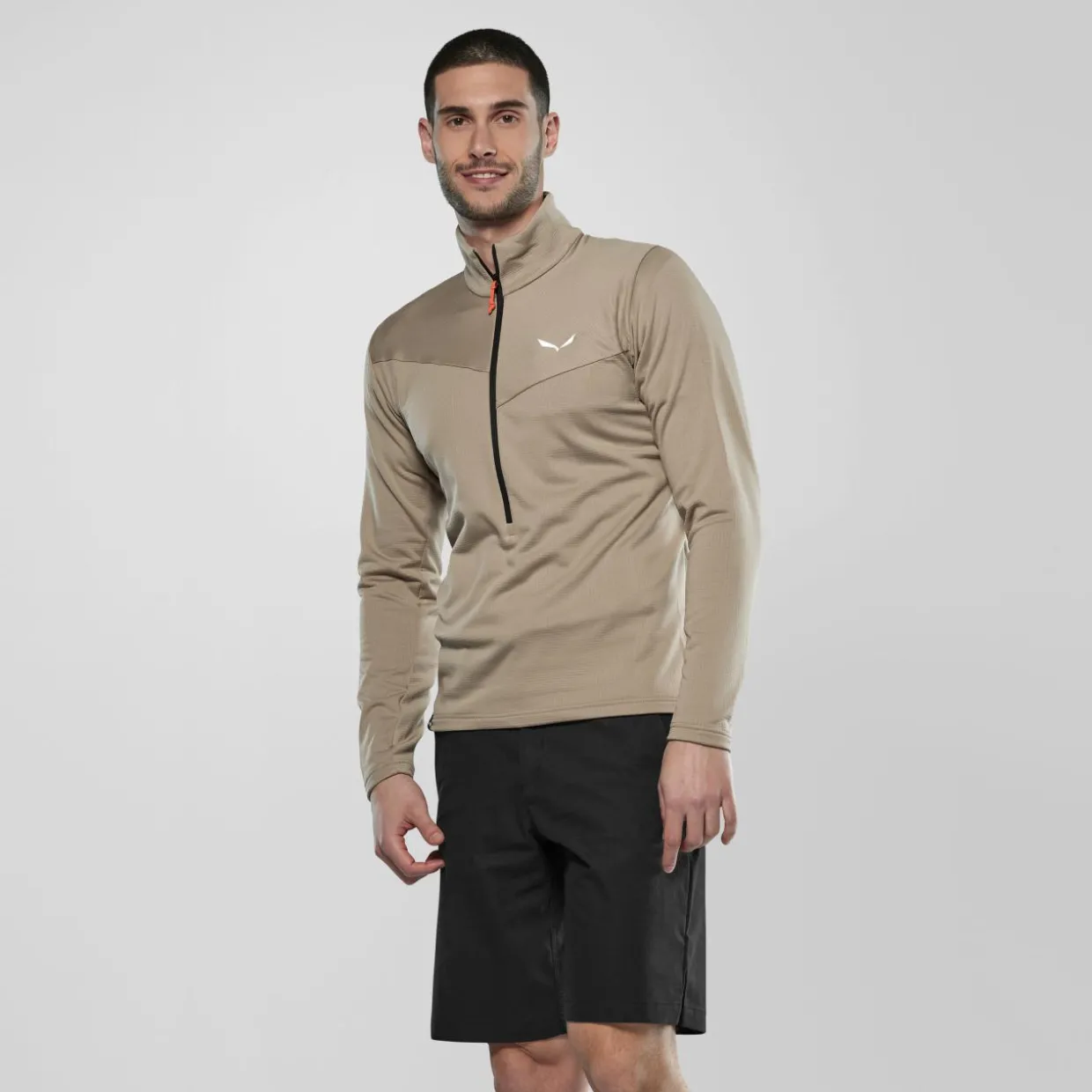 Puez Cammino Polarlite Giacca Mezza Zip Uomo