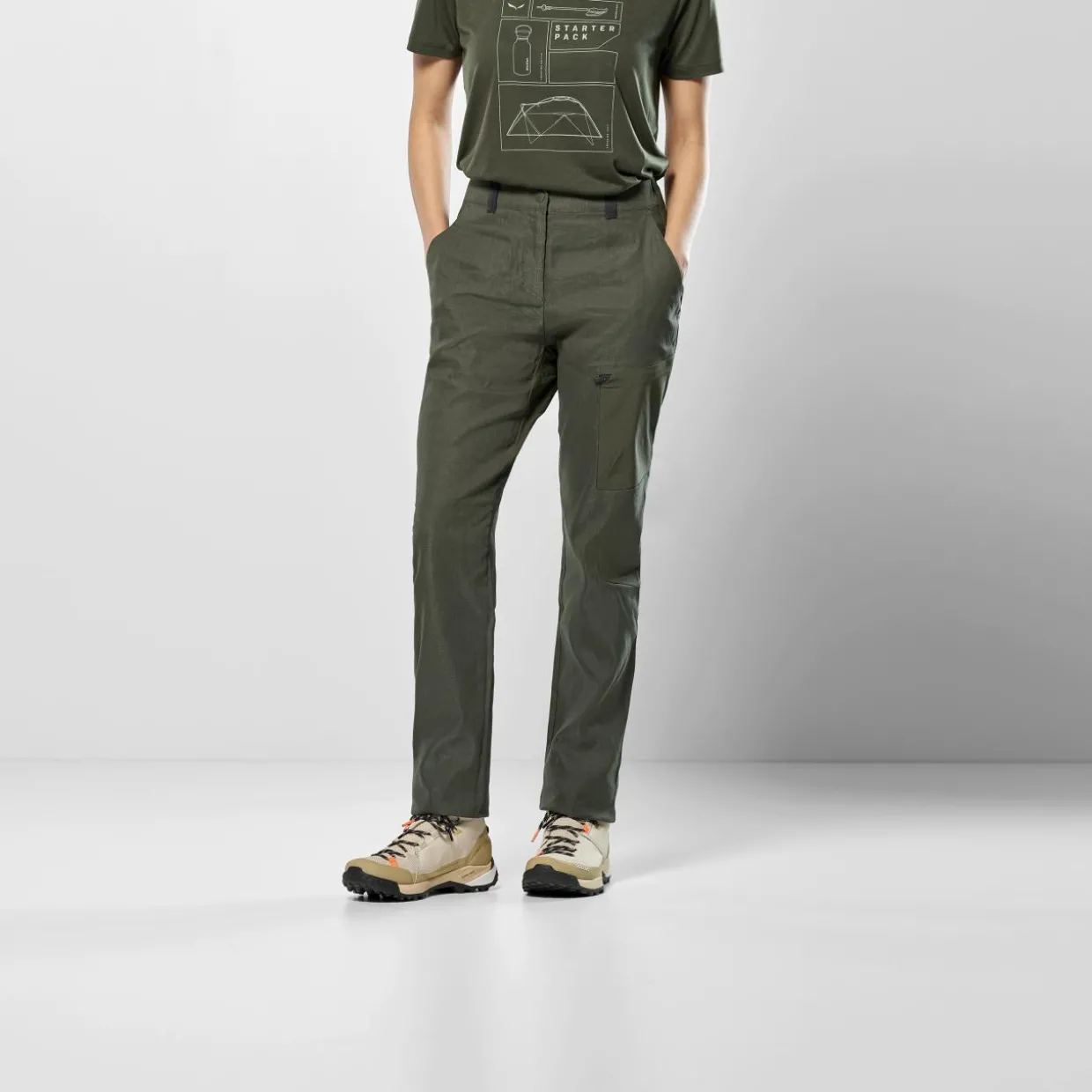 Puez Hemp Durastretch Pantaloni Donna