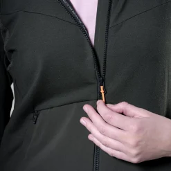 Puez Merino Durastretch Felpa con Cerniera Donna