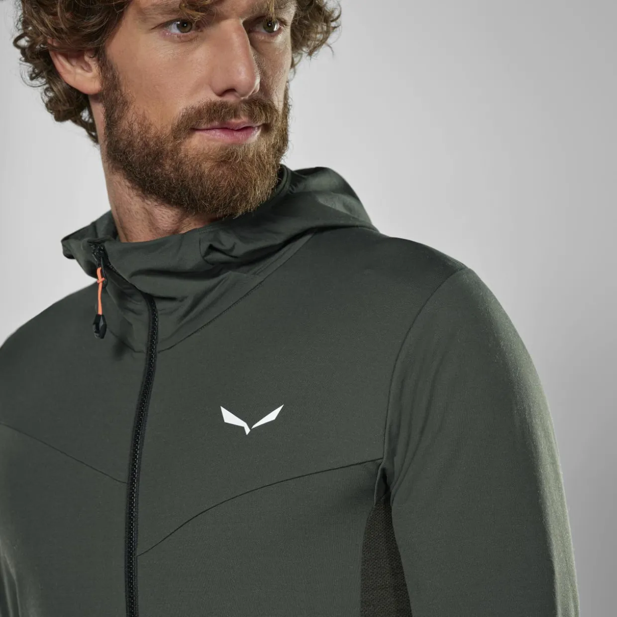 Puez Merino Durastretch Felpa con Cappuccio Uomo