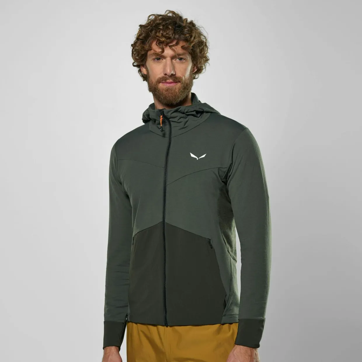 Puez Merino Durastretch Felpa con Cappuccio Uomo