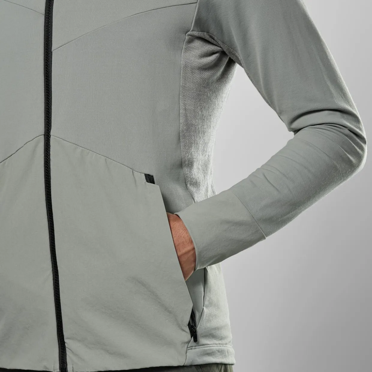 Puez Merino Durastretch Felpa con Cappuccio Uomo