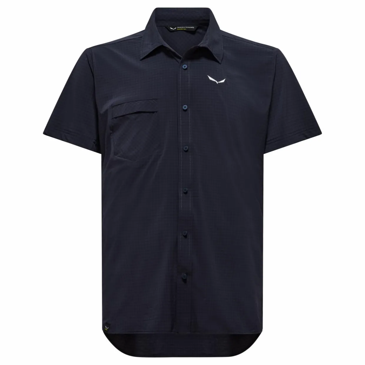 Puez Minicheck Dry'Ton Camicia Maniche Corte Uomo