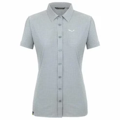 Puez Minicheck Dry'Ton Camicia Maniche Corte Donna