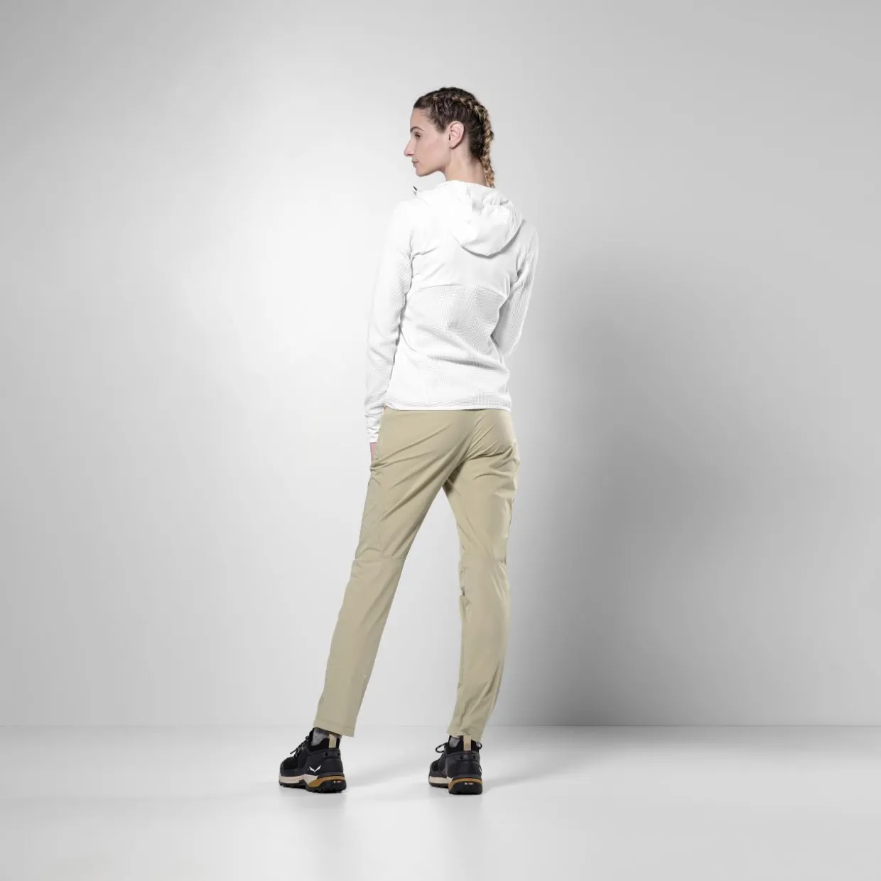 Puez Waffle Hybrid Polarlite Felpa con Cappuccio Donna
