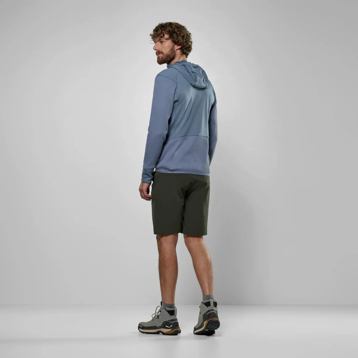 Puez Waffle Hybrid Polarlite Felpa con Cerniera Uomo