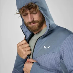 Puez Waffle Hybrid Polarlite Felpa con Cerniera Uomo