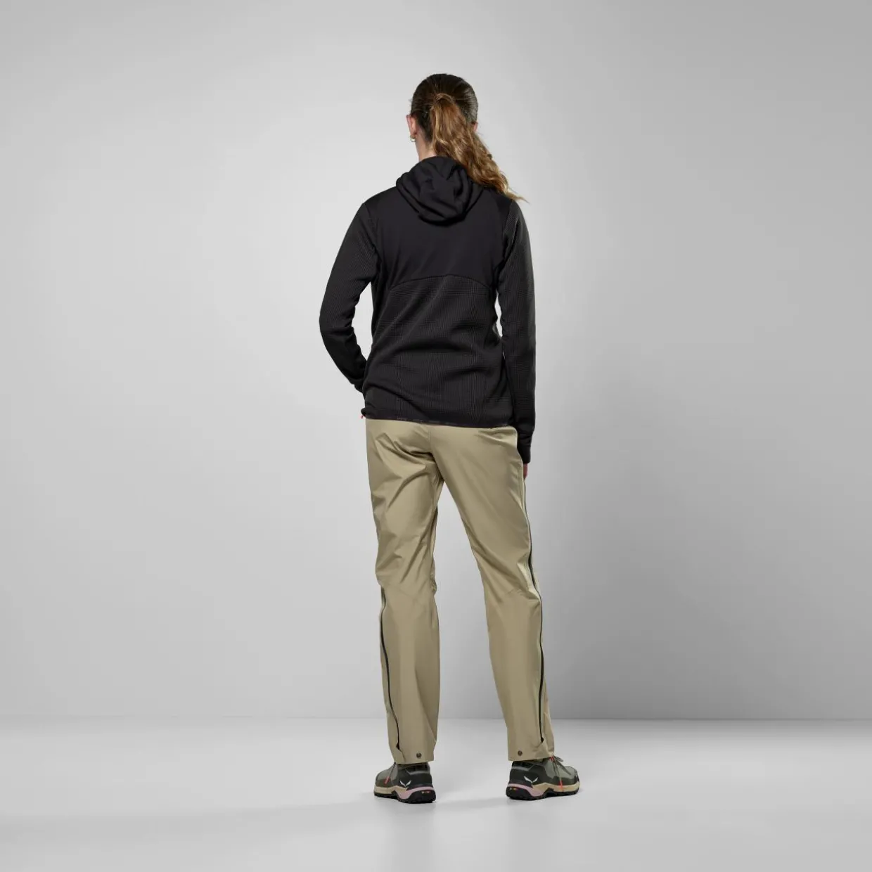 Puez Waffle Hybrid Polarlite Felpa con Cappuccio Donna