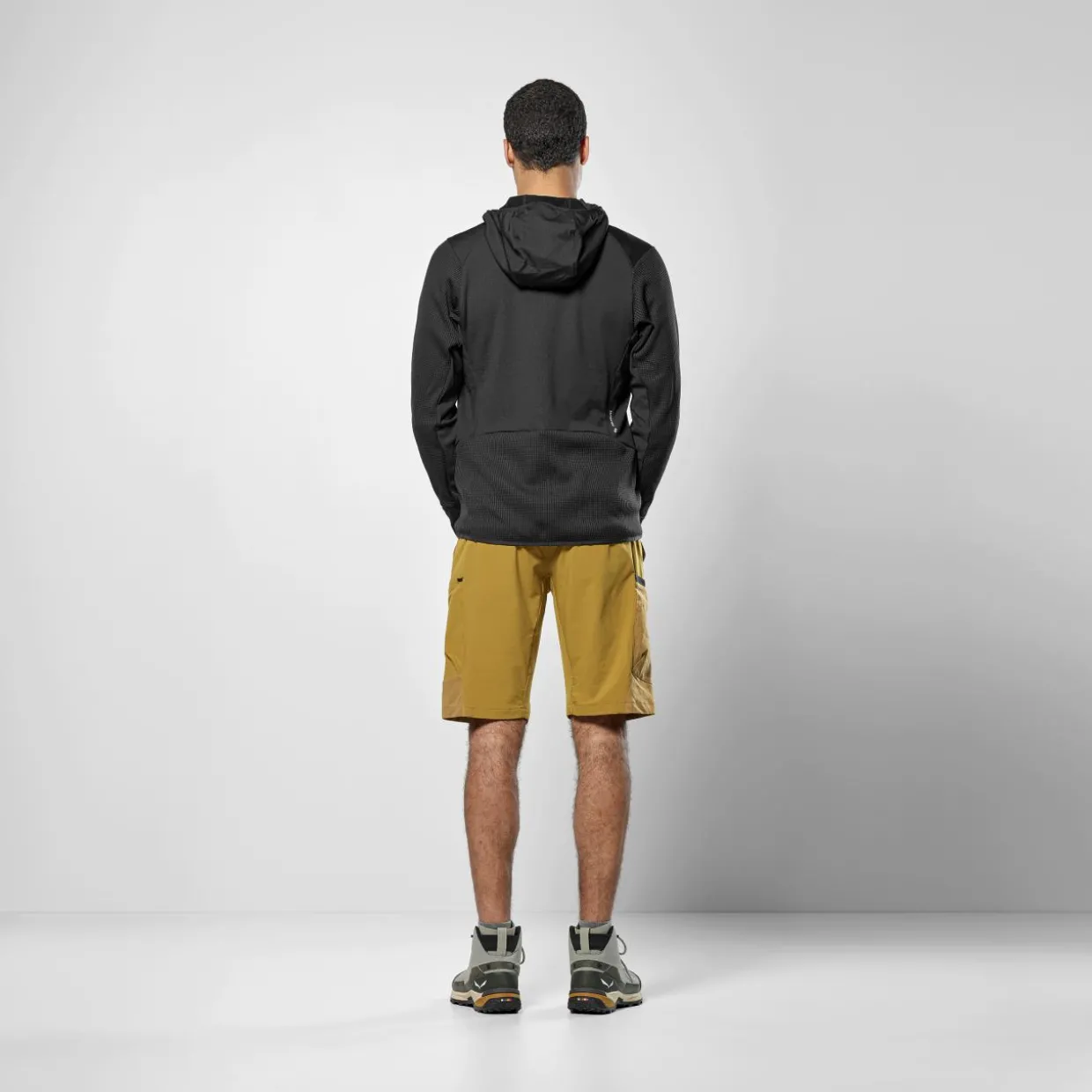 Puez Waffle Hybrid Polarlite Felpa con Cerniera Uomo