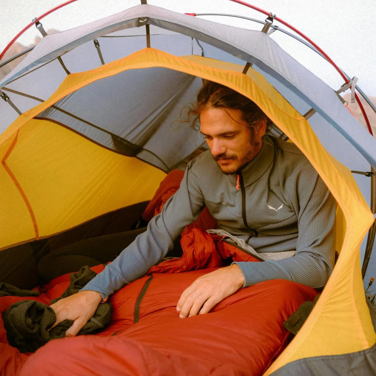 Puez Waffle Hybrid Polarlite Felpa Uomo