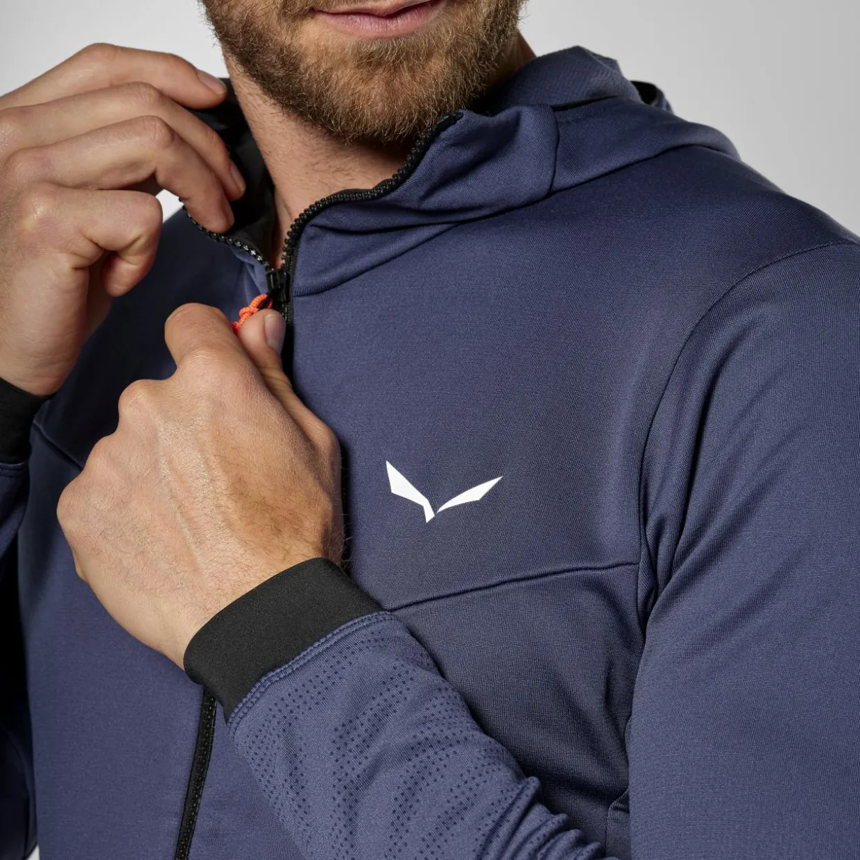 Sella Crevasse Giacca Con Cappuccio Uomo