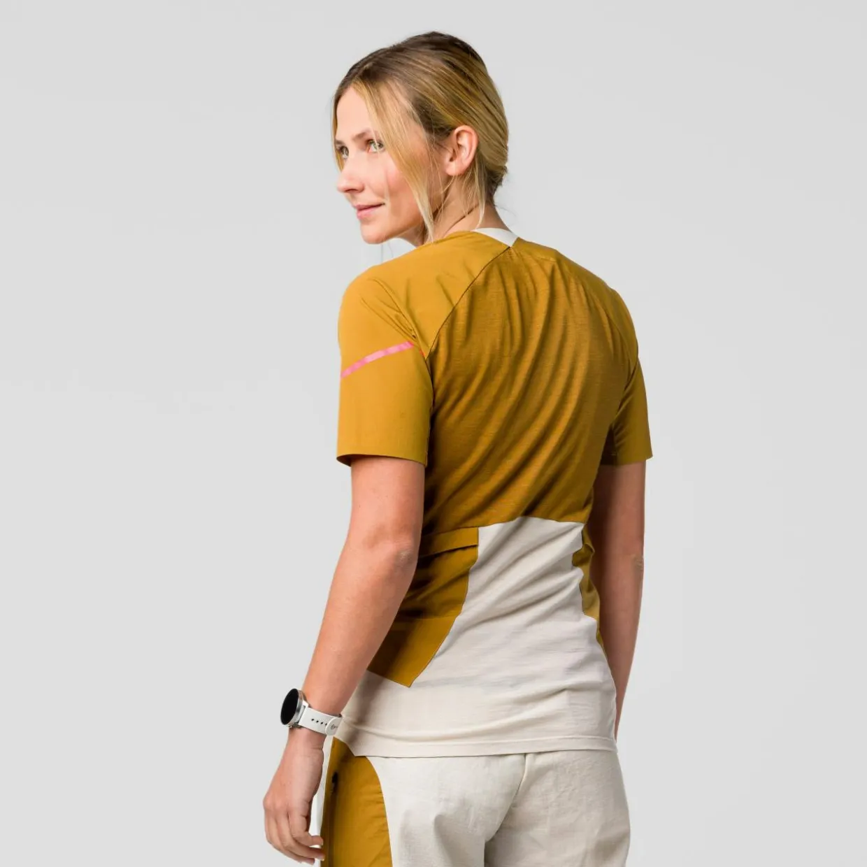 Vento Merino Mezza Zip Maglietta Donna