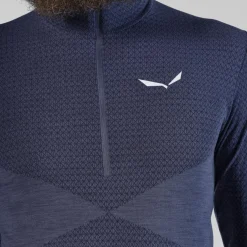 Zebru Responsive Mezza Zip Maglietta Uomo