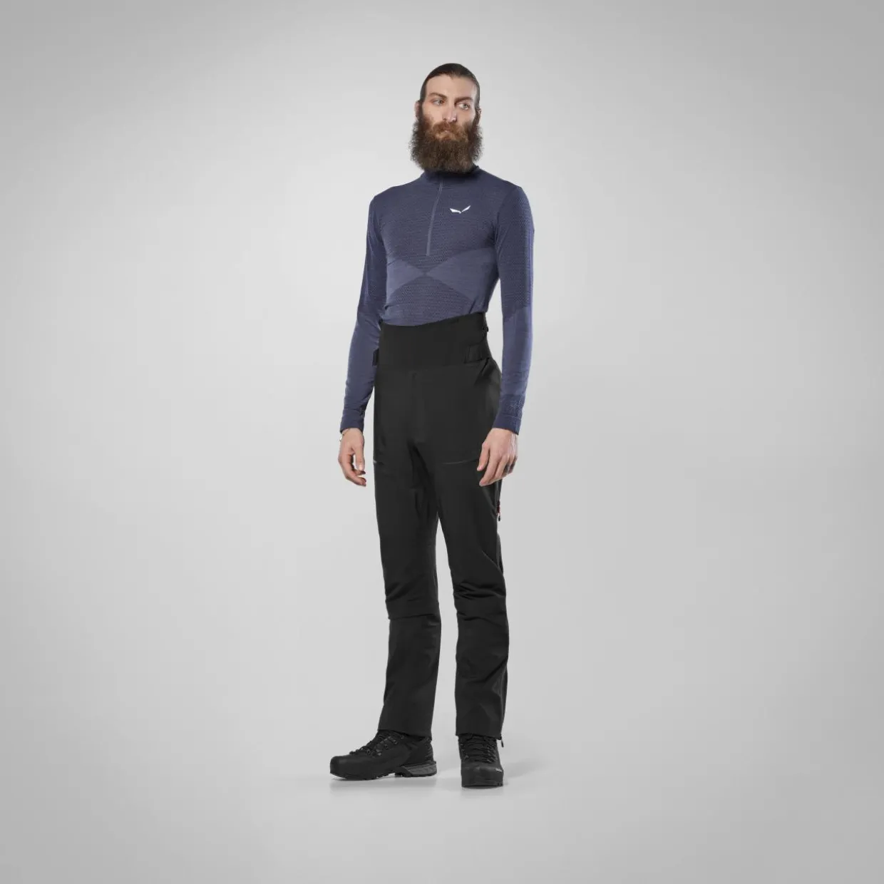 Zebru Responsive Mezza Zip Maglietta Uomo